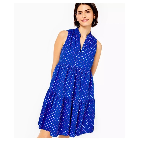 Lilly Pulitzer Dresses Nwt Lilly Pulitzer Novella Swing Dress In Borealis Blue Lilly Squared